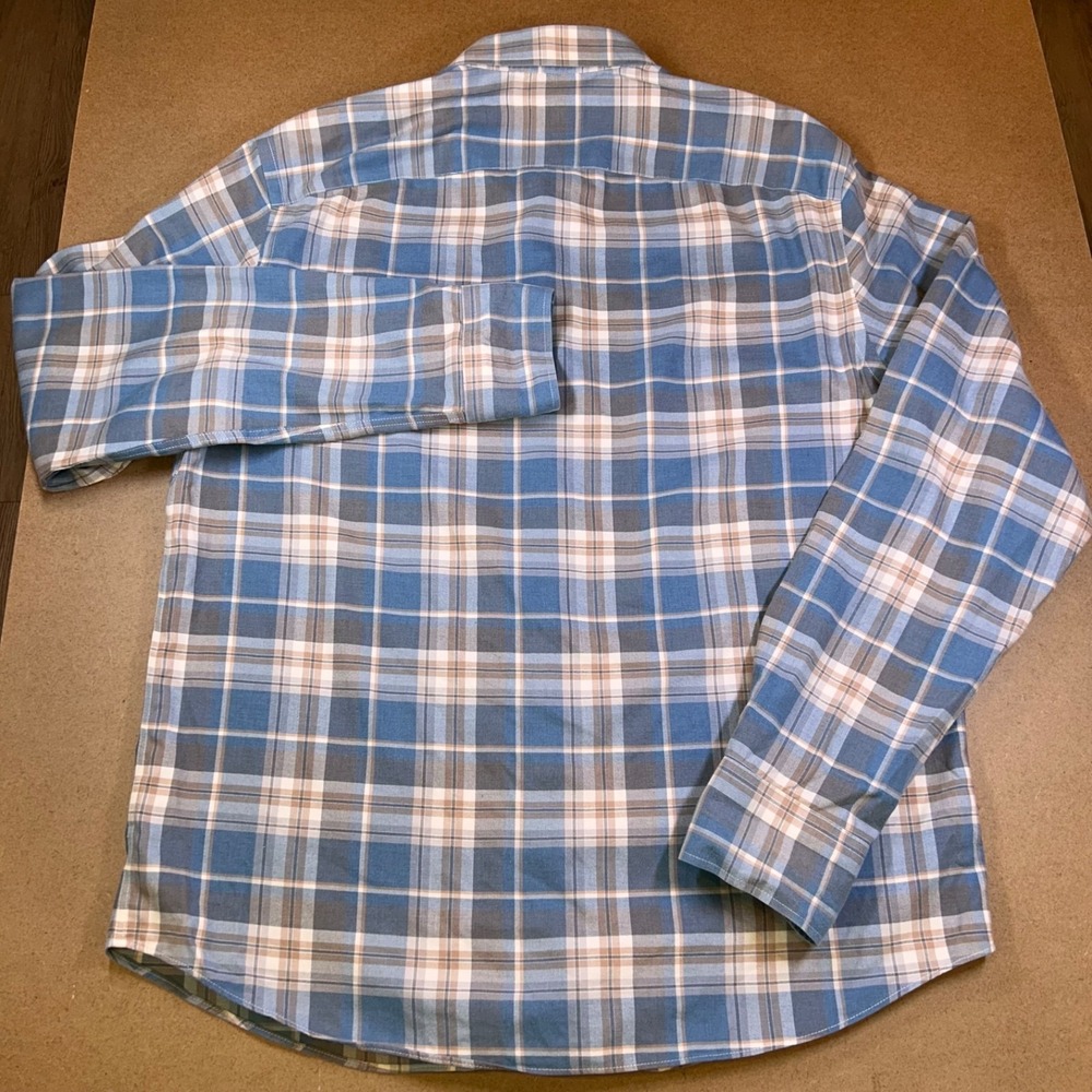 UNTUCKit Long Sleeve Button Down Shirt Men's Large Terrantez Plaid Wrinkle Free - Picture 11 of 11